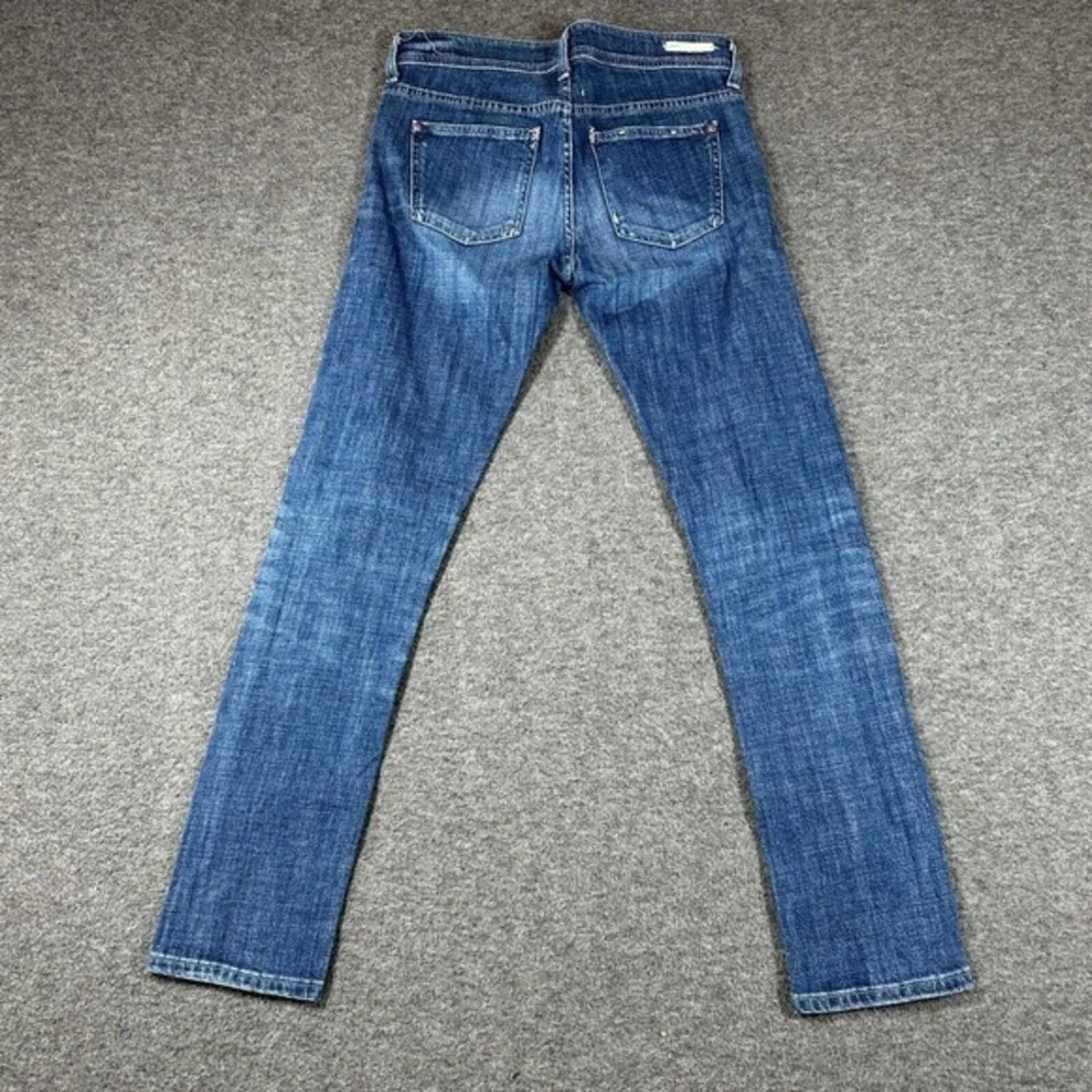 Pilcro Patchwork‎ Jeans Womens Size 26 Medium Wash Faded Knee Patch